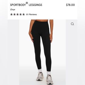 Set Active Black SportBody Leggings